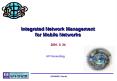 Integrated Network Management PowerPoint PPT Presentation