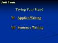 Applied Writing PowerPoint PPT Presentation