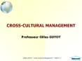 CROSS-CULTURAL MANAGEMENT PowerPoint PPT Presentation