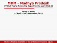 MDM - Madhya Pradesh 2nd Half Yearly Monitoring Report for the year 2011-12 PowerPoint PPT Presentation
