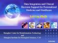 Data Integration and Clinical Decision Support for Personalized Medicine and Healthcare PowerPoint PPT Presentation