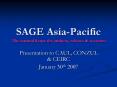 SAGE Asia-Pacific The natural home for authors, editors PowerPoint PPT Presentation