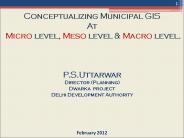 Conceptualizing Municipal GIS