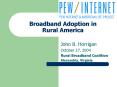 Broadband Adoption in Rural America PowerPoint PPT Presentation