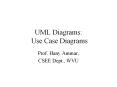 UML Diagrams: Use Case Diagrams PowerPoint PPT Presentation