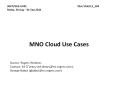 MNO Cloud Use Cases PowerPoint PPT Presentation