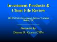 Investment Products PowerPoint PPT Presentation
