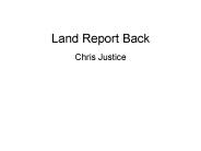 Land Report Back