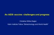 An AIDS vaccine: challenges and progress
