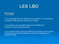LES LBO PowerPoint PPT Presentation