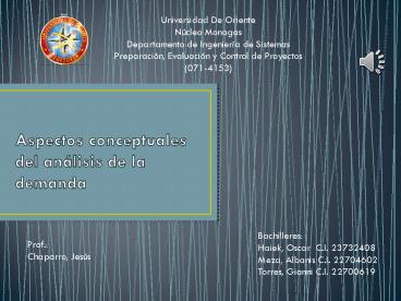 Análisis de la Demanda