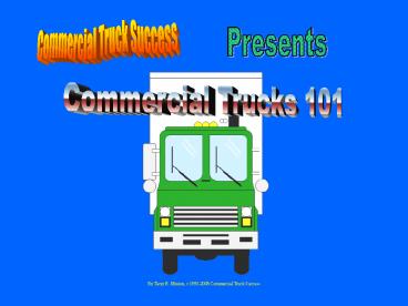 Commercial Trucks 101