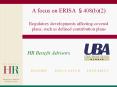 A focus on ERISA  PowerPoint PPT Presentation