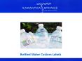 Bottled Water Custom Labels PowerPoint PPT Presentation