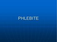 PHLEBITE