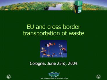 EU and cross-border transportation of waste