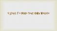4 steps to make your own website PowerPoint PPT Presentation