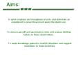 Aims: PowerPoint PPT Presentation