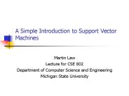 A Simple Introduction to Support Vector Machines