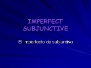 IMPERFECT SUBJUNCTIVE