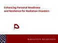 Enhancing Personal Readiness and Resilience for Radiation Disasters PowerPoint PPT Presentation
