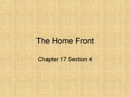 The Home Front