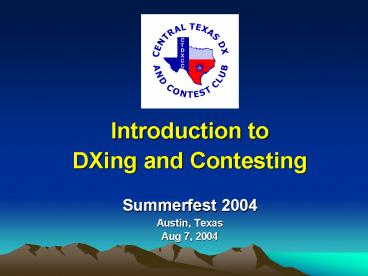 Summerfest 2004 Austin, Texas Aug 7, 2004