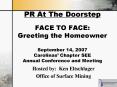 PR At The Doorstep  FACE TO FACE: Greeting the Homeowner September 14, 2007 Carolinas PowerPoint PPT Presentation