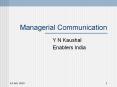 Managerial Communication PowerPoint PPT Presentation