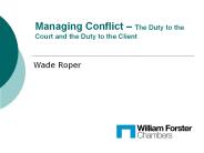 Managing Conflict 
