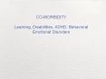 CO-MORBIDITY Learning, Disabilities, ADHD, Behavioral Emotional Disorders PowerPoint PPT Presentation