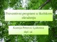 Preventivni programi u  PowerPoint PPT Presentation