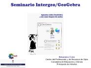 Seminario Intergeo/GeoGebra