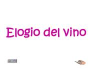 Elogio del vino