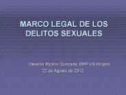 MARCO LEGAL DE LOS DELITOS SEXUALES