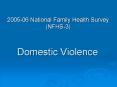 Domestic Violence PowerPoint PPT Presentation