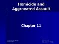 Homicide and Aggravated Assault PowerPoint PPT Presentation