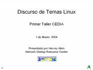 Discurso de Temas Linux