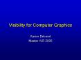 Visibility for Computer Graphics PowerPoint PPT Presentation