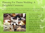 Planning For Theme Wedding: A Delightful Ceremony