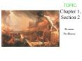TOPIC: Chapter 1, Section 2 PowerPoint PPT Presentation