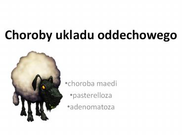 Choroby ukladu oddechowego
