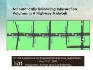 12th TRB Conference on Transportation Planning Applications