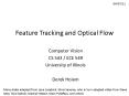 Feature Tracking and Optical Flow PowerPoint PPT Presentation
