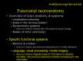 Functional neuroanatomy PowerPoint PPT Presentation
