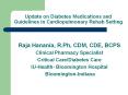 Update on Diabetes Medications and Guidelines in Cardiopulmonary Rehab Setting PowerPoint PPT Presentation