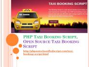 PHP Taxi booking script, Taxi booking software, Open source taxi booking script