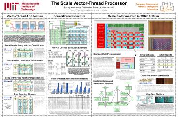 The Scale Vector-Thread Processor