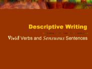 Descriptive Writing