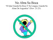 No Abra Su Boca 